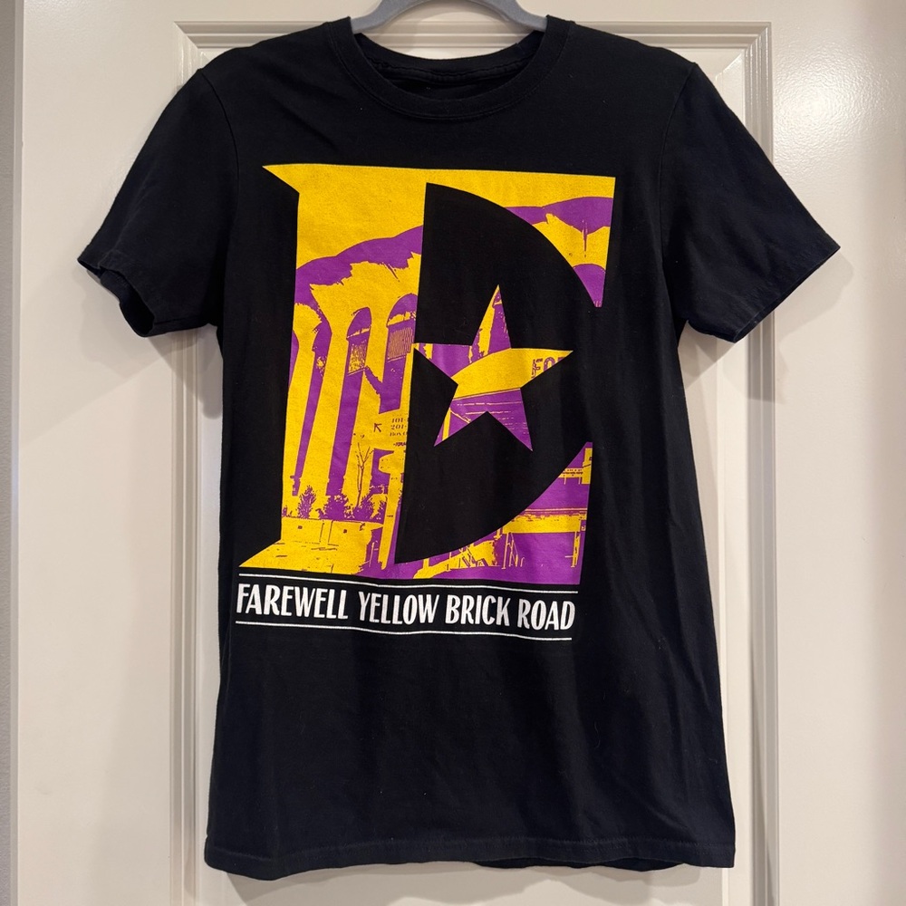 Farewell Yellow Brick Road Black T-Shirt THE FORUM FAREWELL 2019 ELTON JOHN S